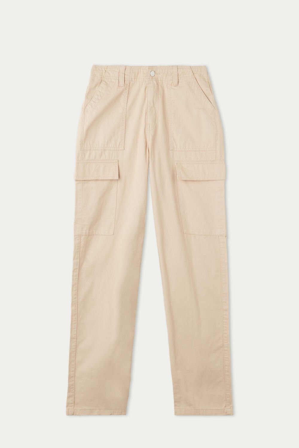 Nude Beige 320v Tezenis Denim Cargo Pants | 465018-DNB