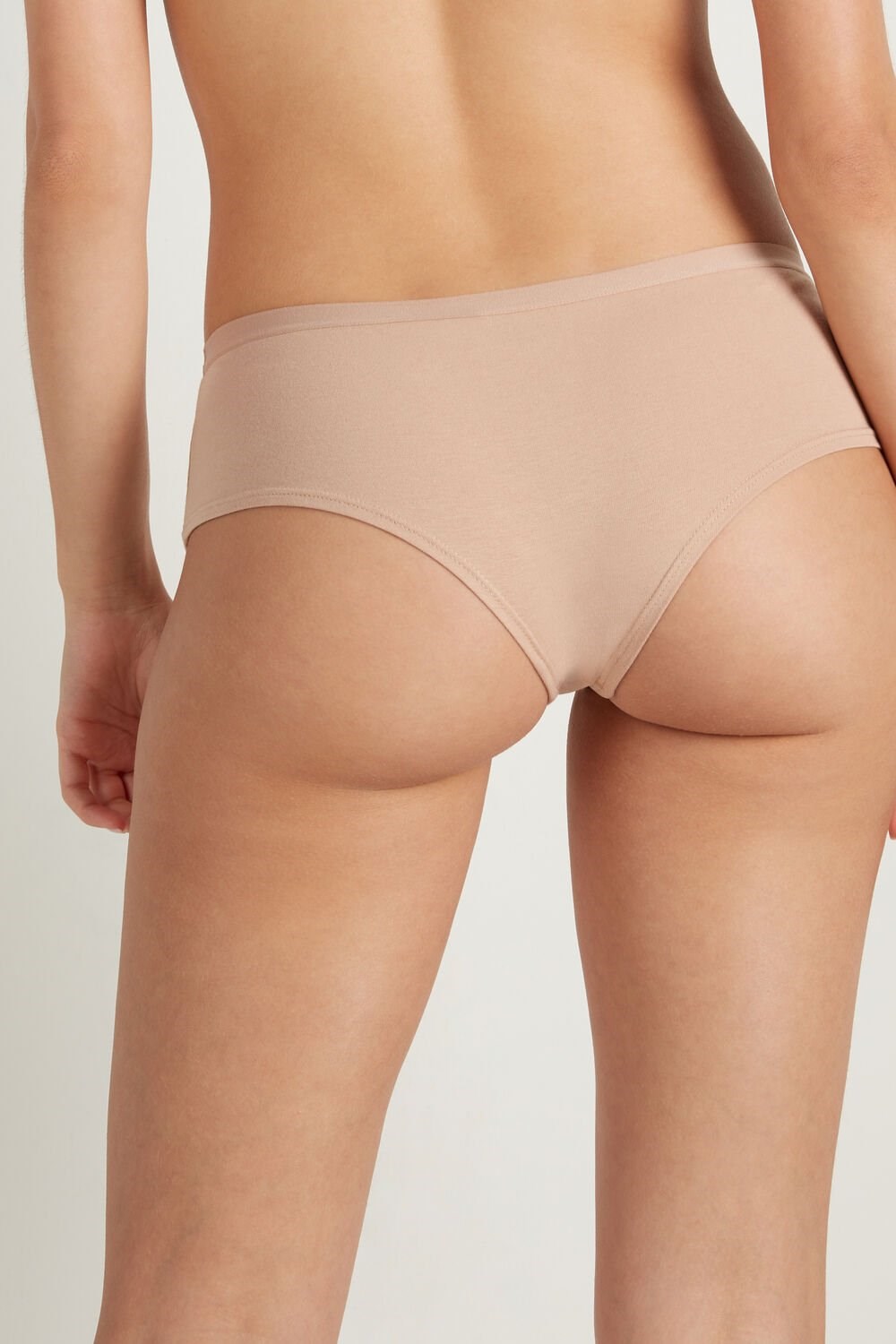 Nude Natural Blush 1905 Tezenis Cotton French Panties | 845376-TYO