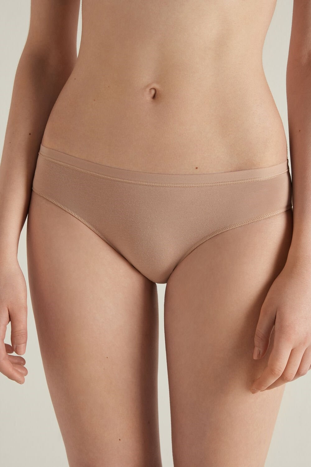 Nude Natural Blush 1905 Tezenis Cotton Panties | 251960-KEW