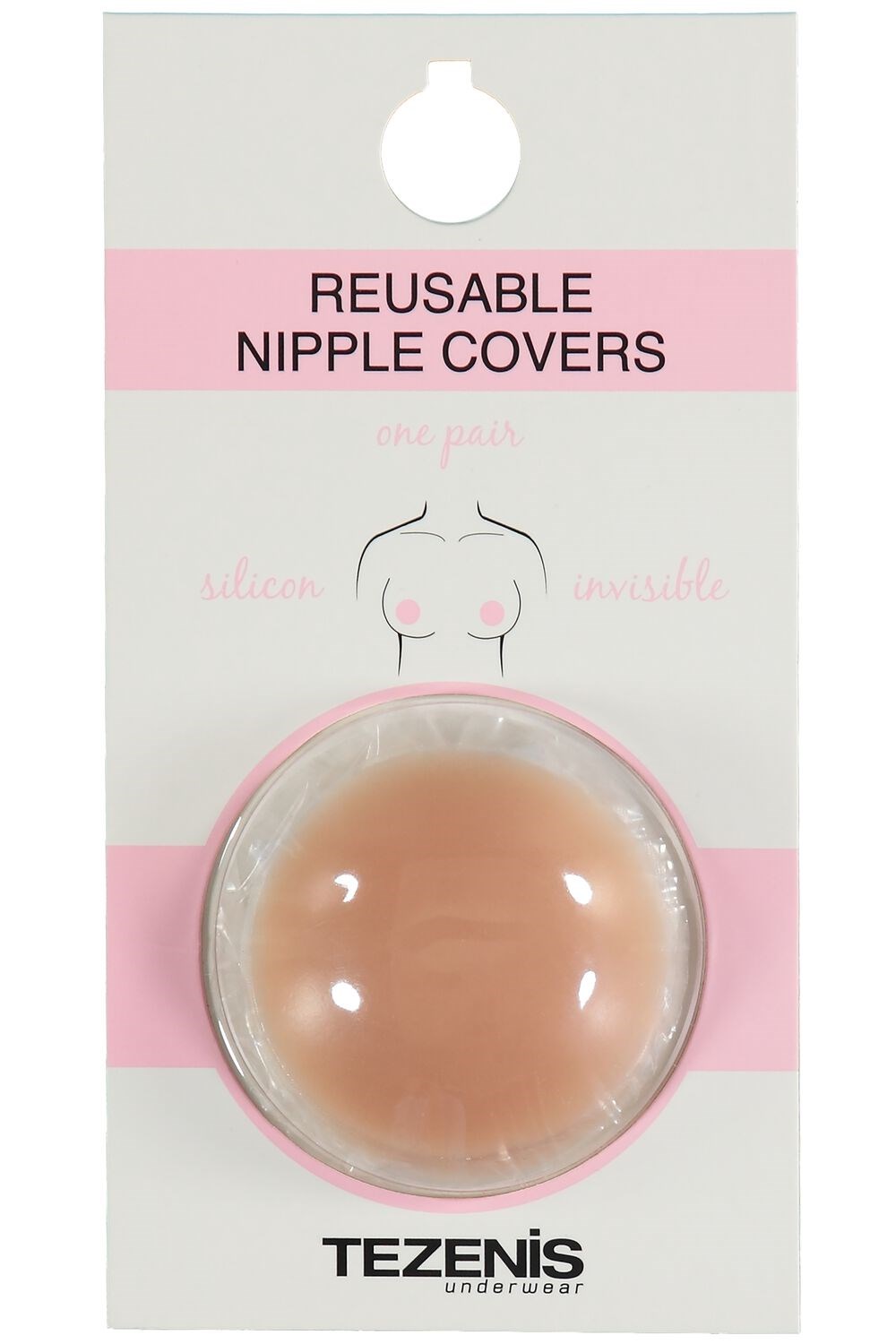 Nude Natural Blush 1905 Tezenis Self-Adhesive Silicone Pasties | 209761-CMJ