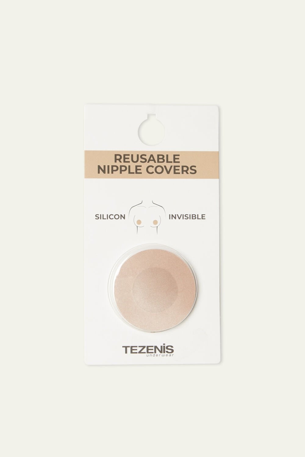 Nude Natural Blush 1905 Tezenis Self-Adhesive Fabric Pasties | 321097-DNT