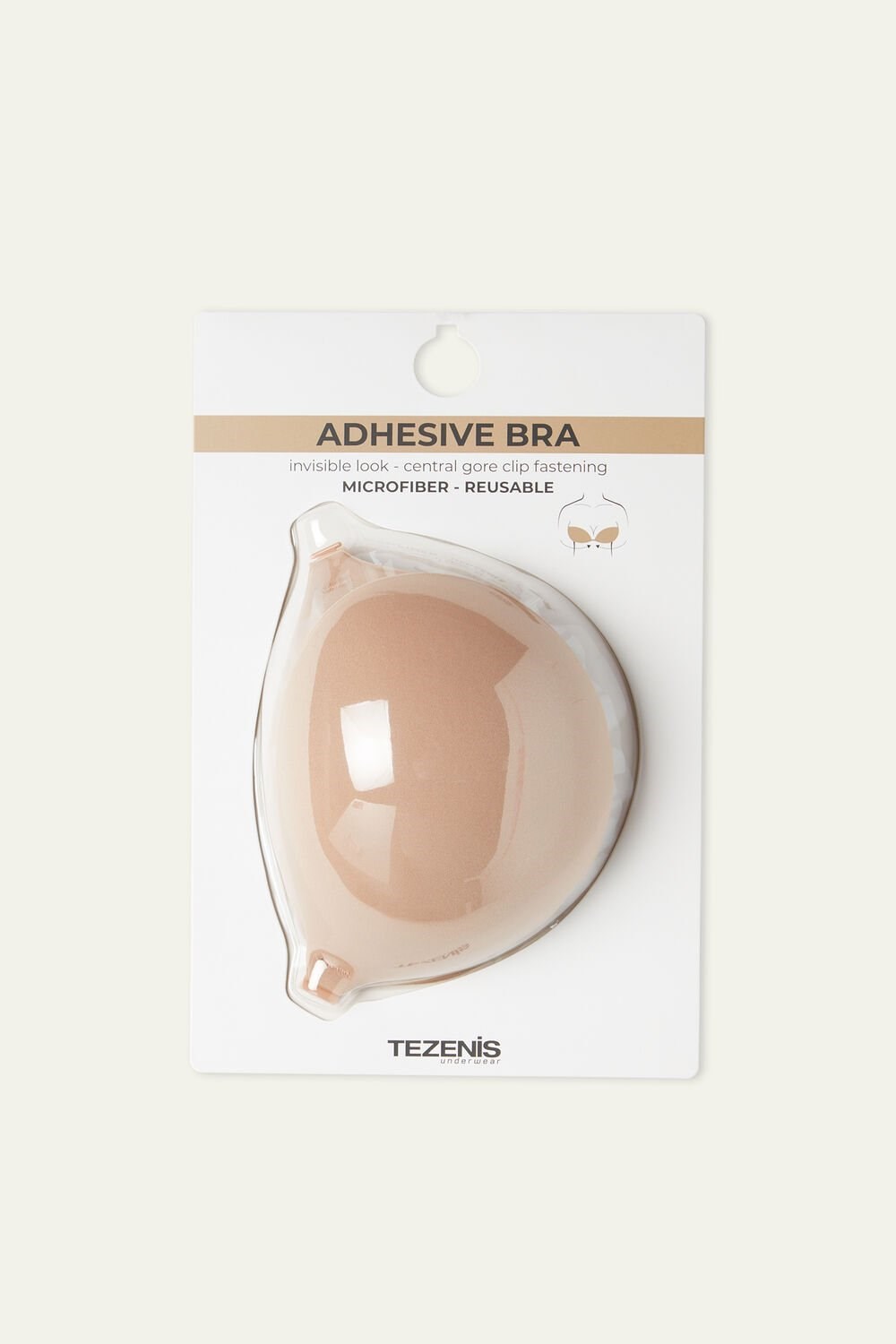 Nude Natural Blush 1905 Tezenis Stay-Up Self-Adhesive Cups | 093162-ZUS