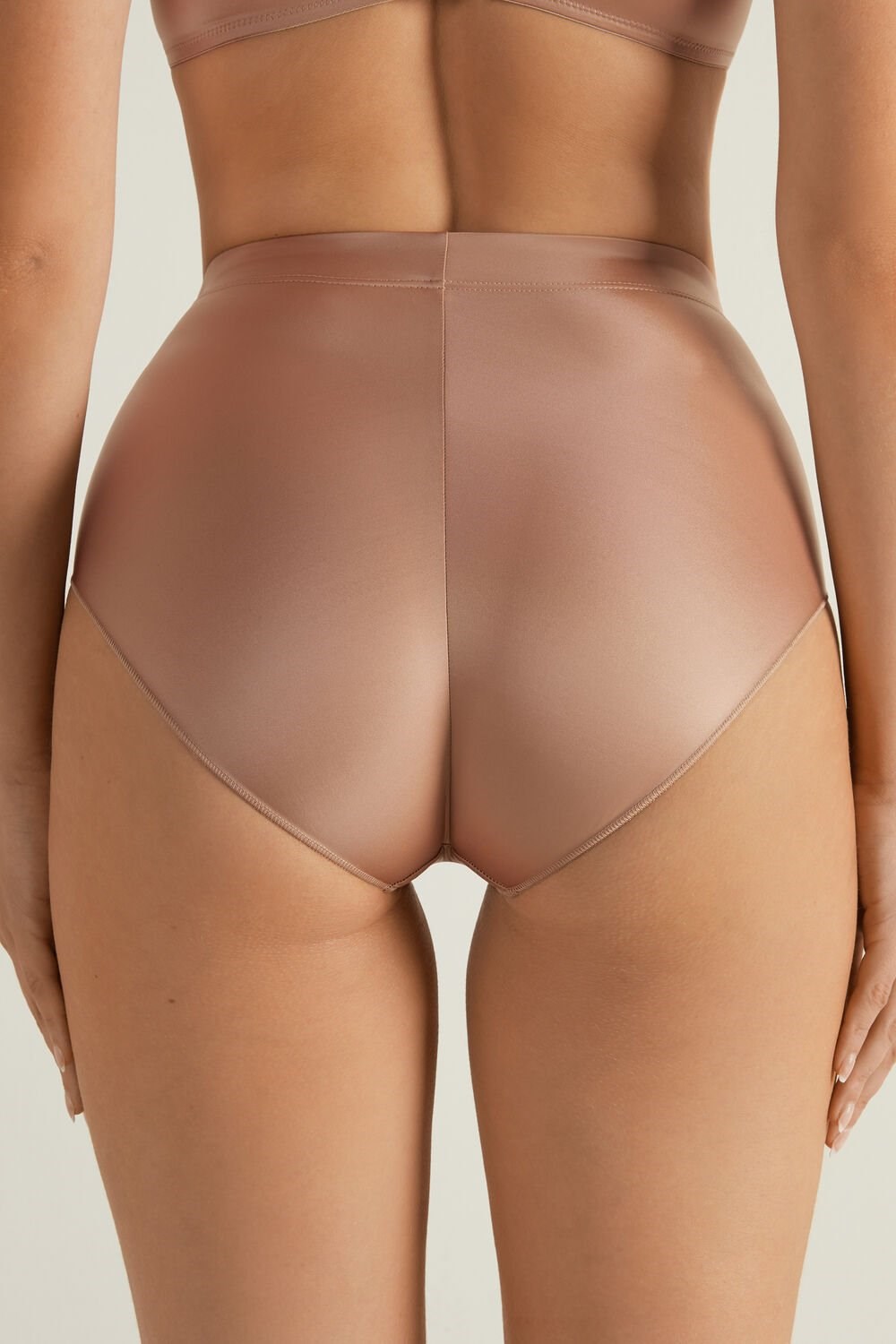 Nude Natural Blush 1905 Tezenis Ultralight High-Waisted Shaping Panties | 423978-LHV