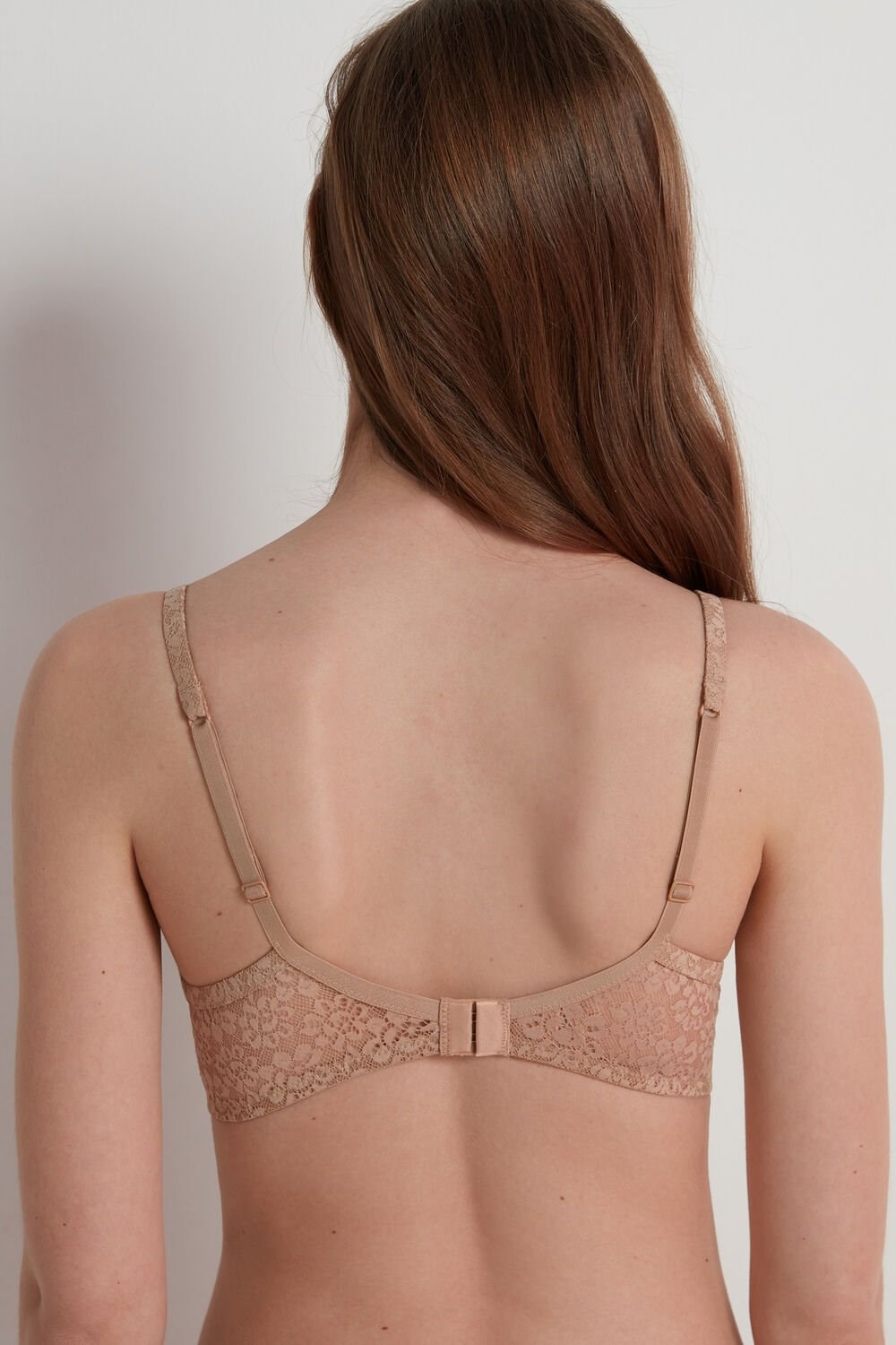 Nude Natural Blush 1905 Tezenis Wien Recycled Lace Lightly Padded Balconette Bra | 627580-IQM