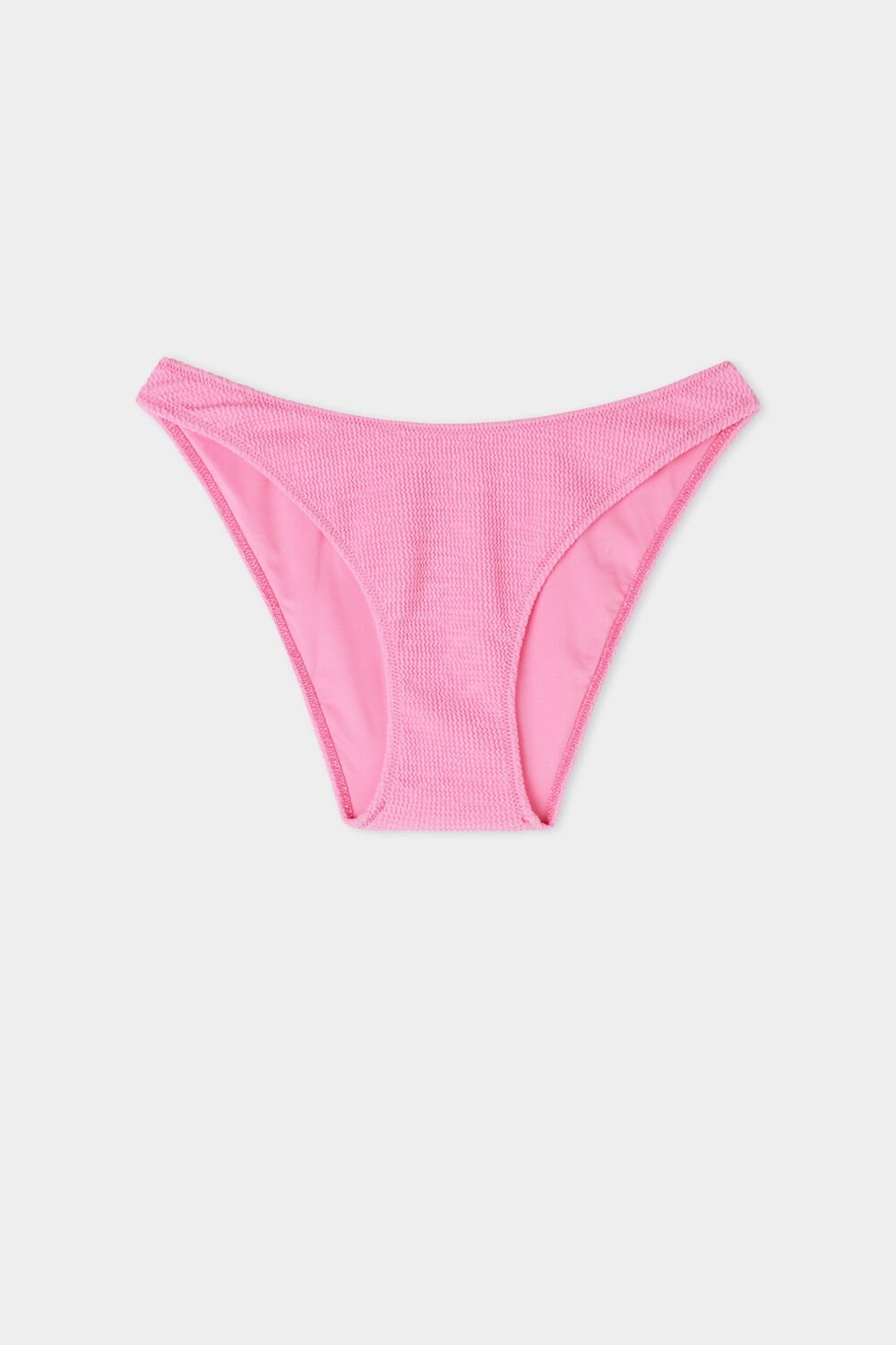 Pale Pink Hollywood Pink 560v Tezenis 3D Effect High-Cut Bikini Bottoms | 037298-LYI