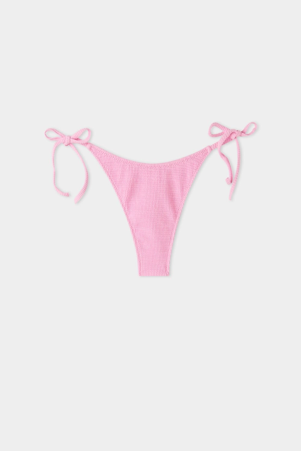 Pale Pink Hollywood Pink 560v Tezenis 3D Effect String Brazilian Bikini Bottoms | 190247-RLS