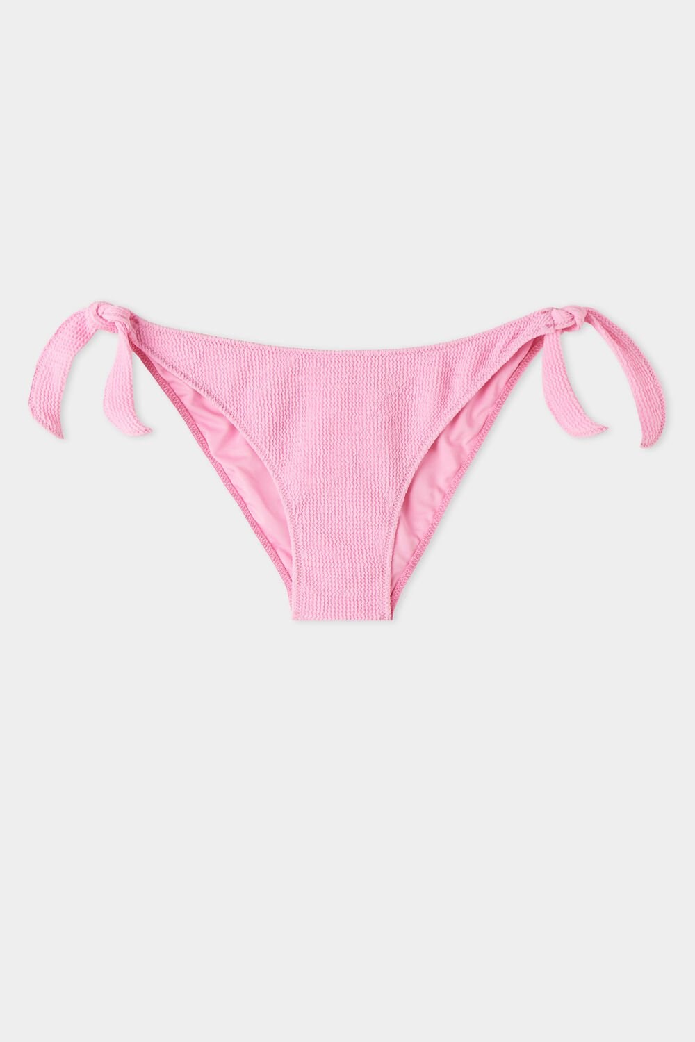 Pale Pink Hollywood Pink 560v Tezenis 3D Effect String Bikini Bottoms | 215370-KIY