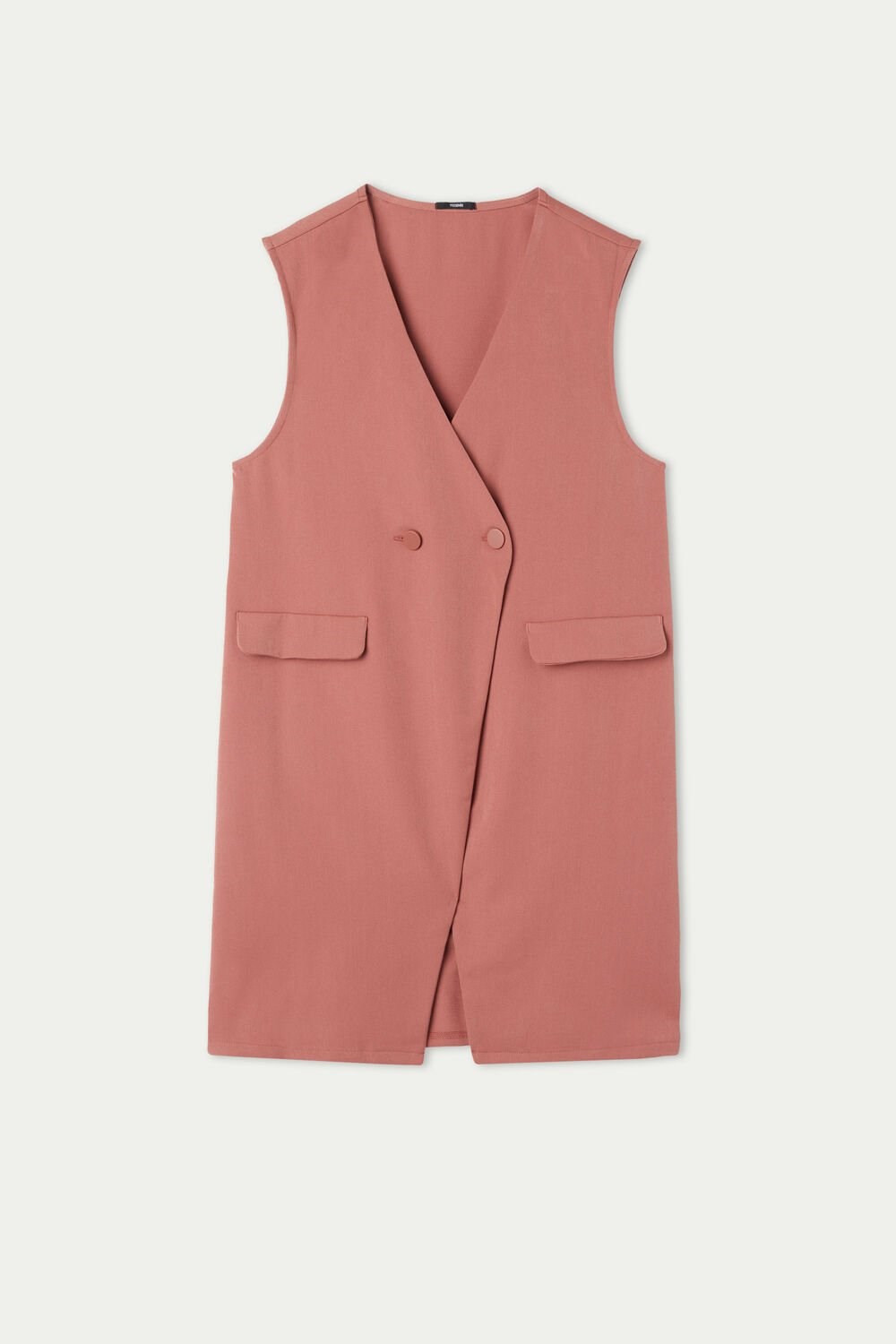 Pink Blush Pink 328v Tezenis Double Breasted Dress/Gilet | 074281-GJV