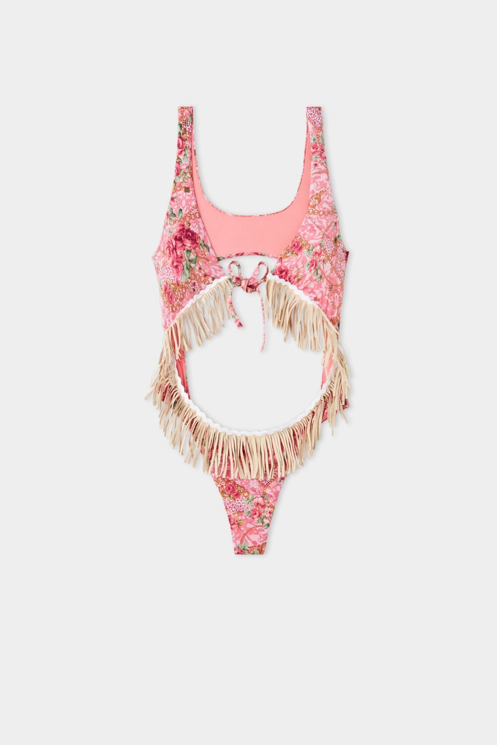 Pink Boho Chic Print 572v Tezenis Boho Chic One-Piece Swimsuit | 830741-QIF