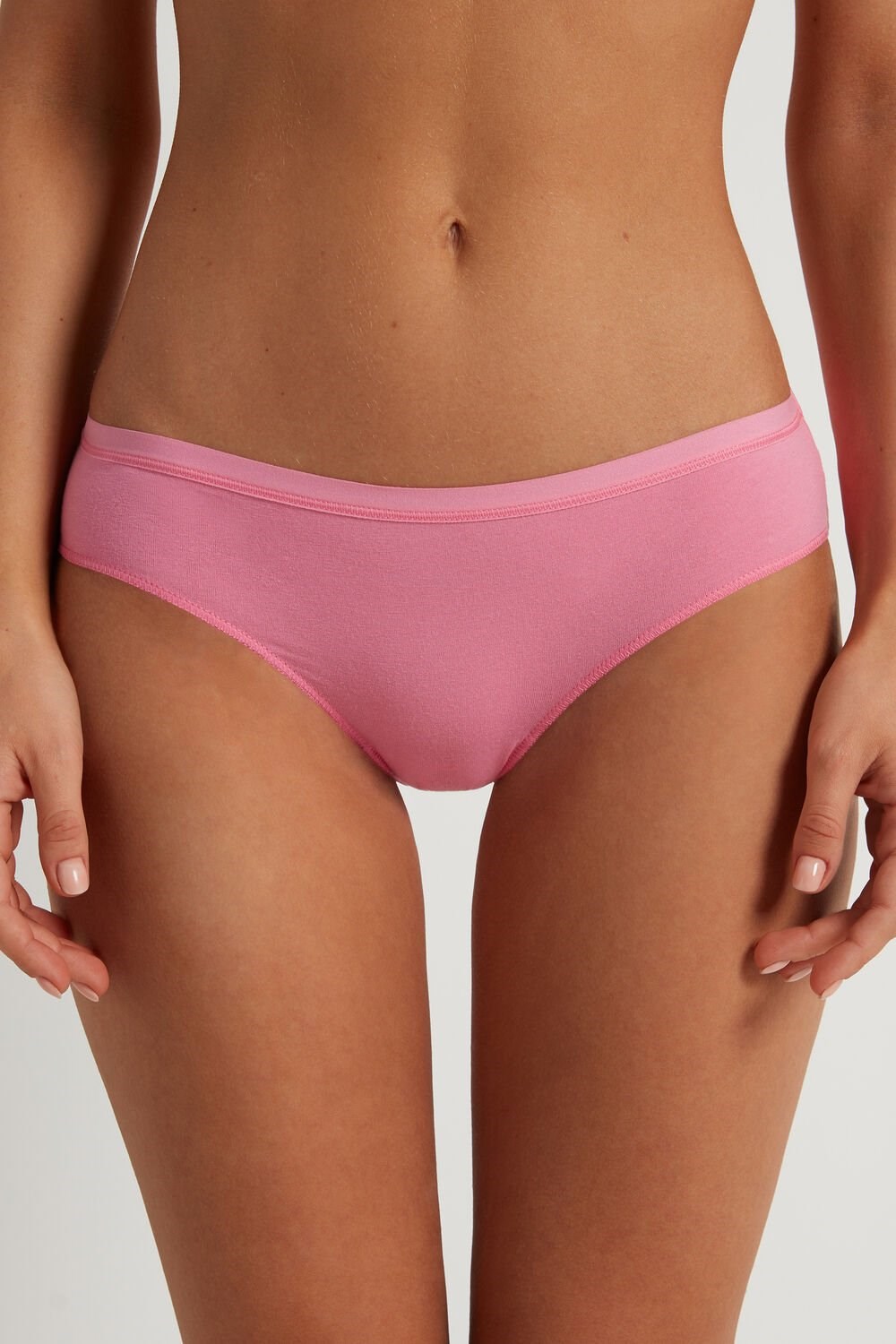 Pink Bright Pink 282v Tezenis Cotton Panties | 069257-YAR