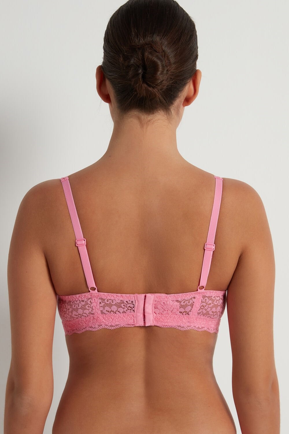 Pink Bright Pink 282v Tezenis Havana Recycled Lace Triangle Bra | 832495-ASC