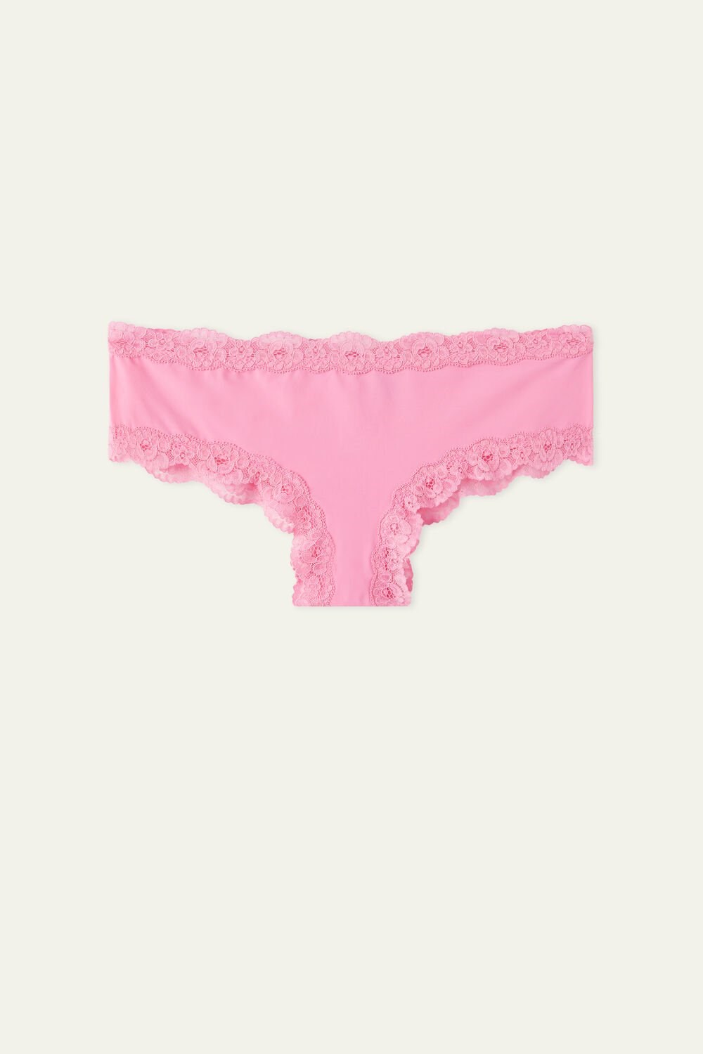 Pink Bright Pink 282v Tezenis Lace and Microfiber Cheeky Hipster | 374910-CGD