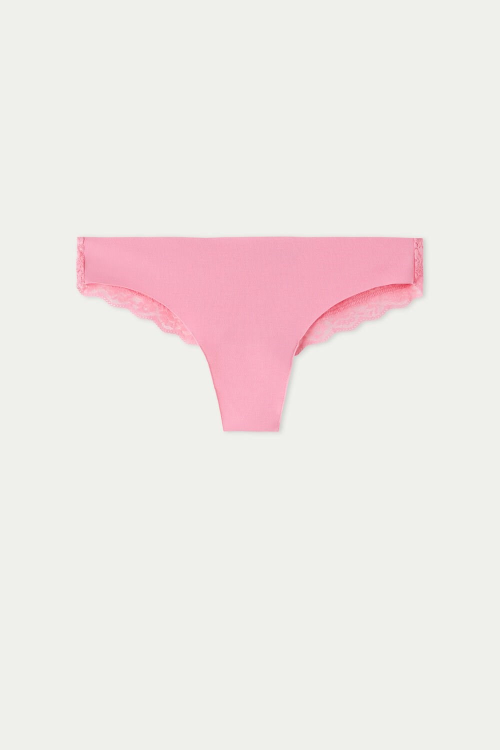 Pink Bright Pink 282v Tezenis Laser-Cut Cotton Recycled Lace Brazilian Panties | 895704-AVJ