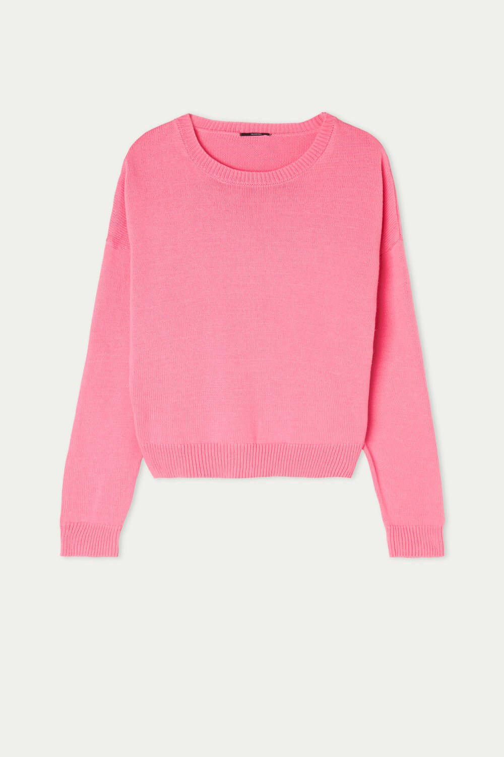 Pink Bright Pink 282v Tezenis Long Sleeve Crewneck Sweatshirt in Cotton | 041832-ECT