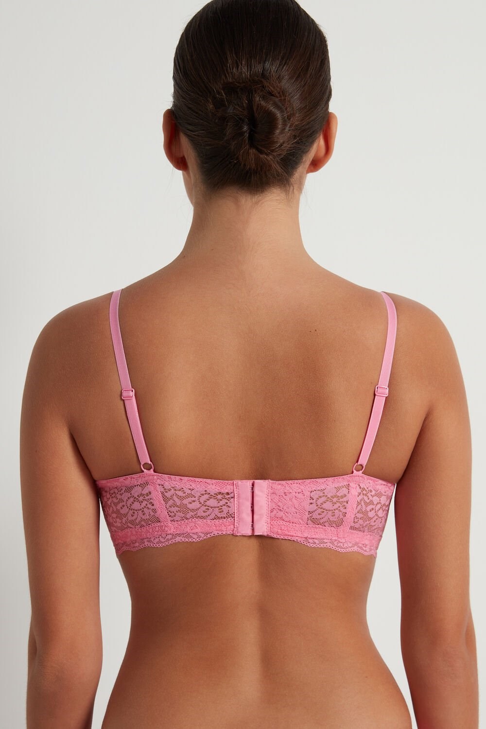 Pink Bright Pink 282v Tezenis Malibu Recycled Lace Super Push-Up Bra | 803674-YWH