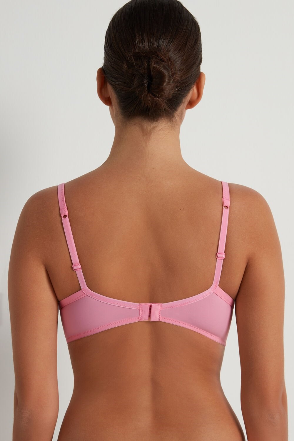 Pink Bright Pink 282v Tezenis Microfiber Wien Balconette Bra | 513084-EXK