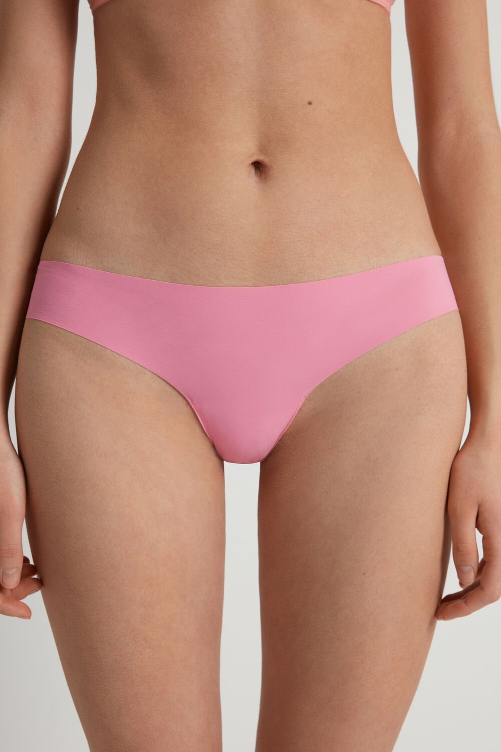 Pink Bright Pink 282v Tezenis Raw-Edge Microfiber Cheeky | 014957-ZJF