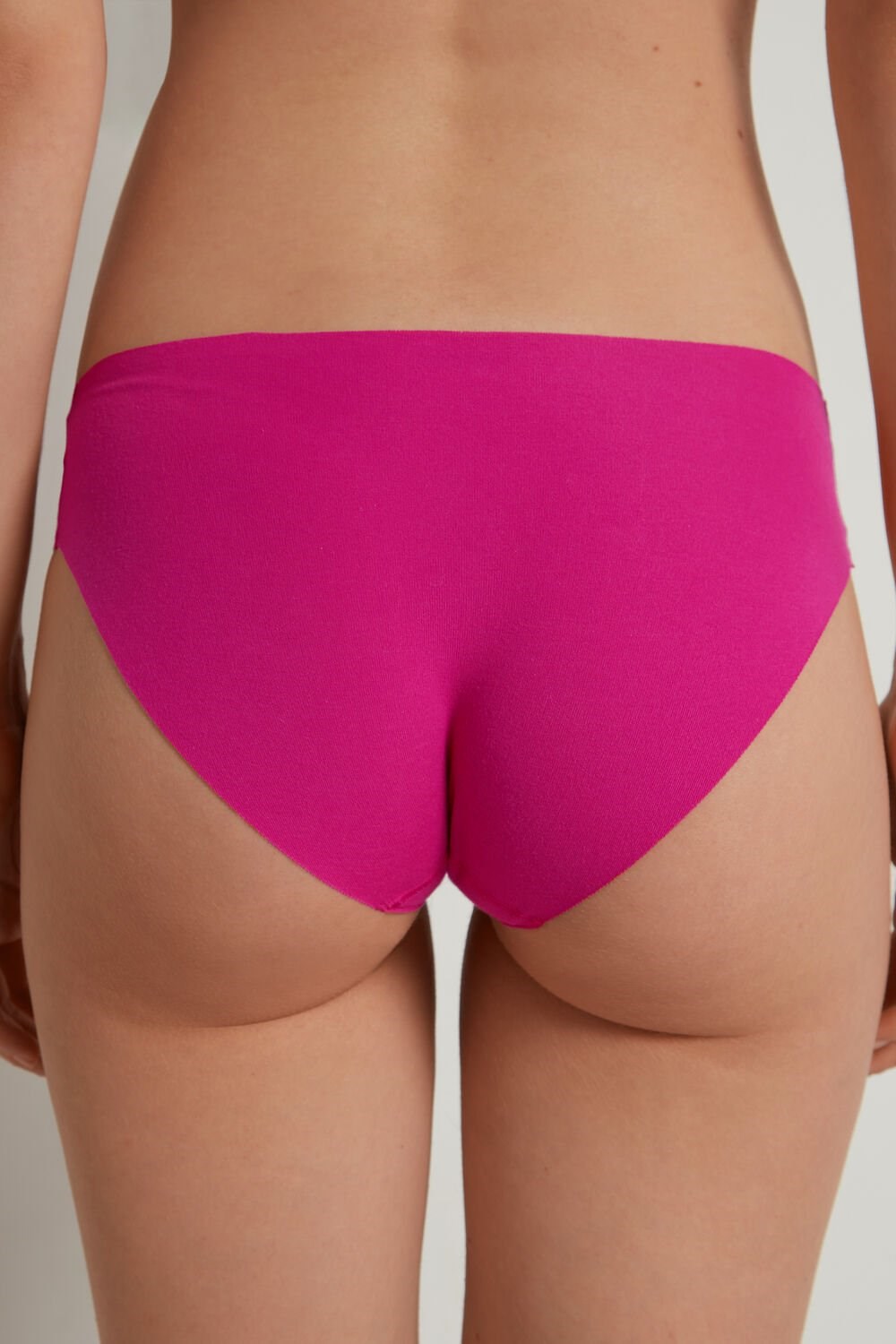 Pink Fucsia Estate Dark 803v Tezenis Seamless Cotton Briefs | 018237-GCT