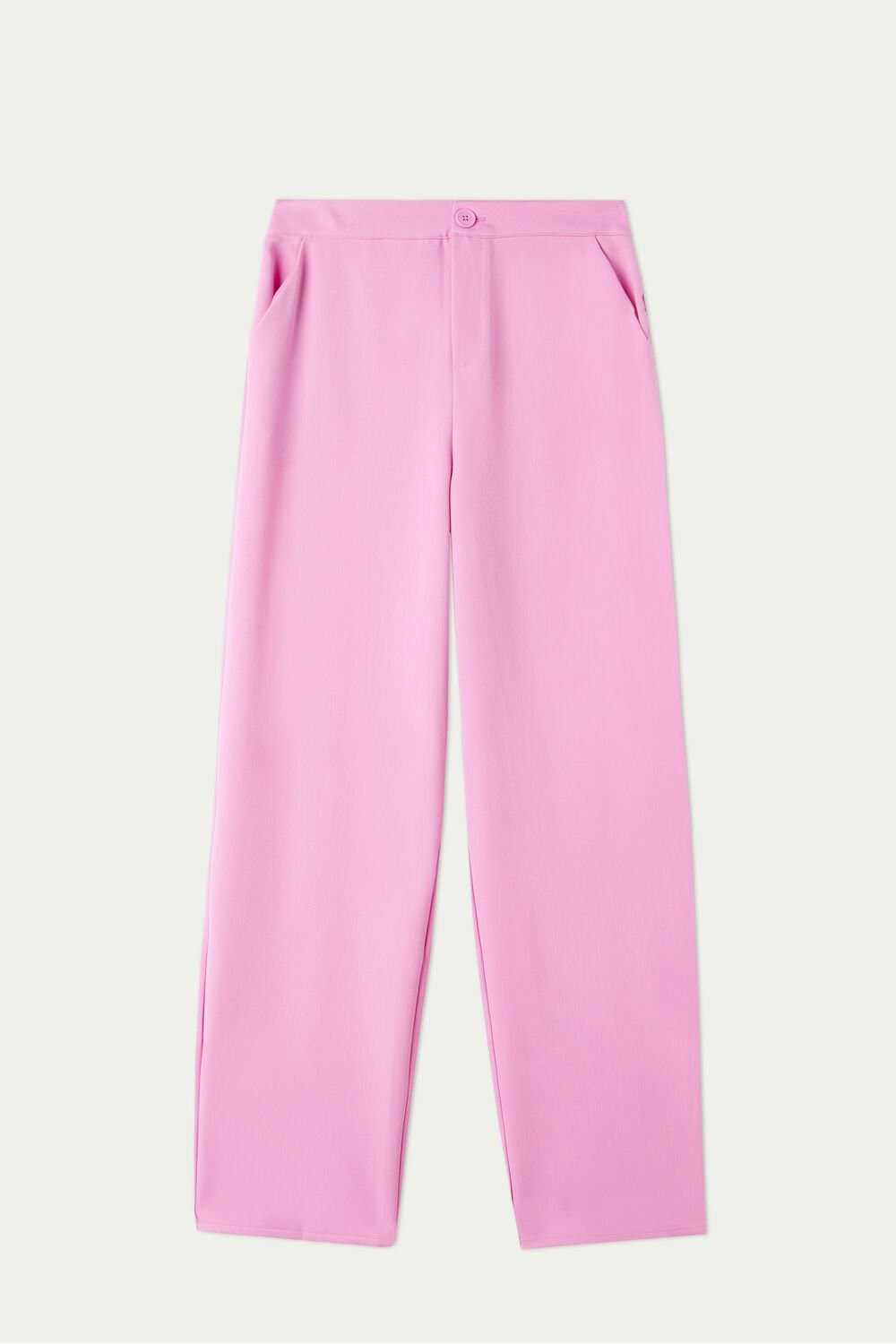 Pink Pink Mallow 287v Tezenis Straight Cloth Pants with Pockets | 763825-QOU