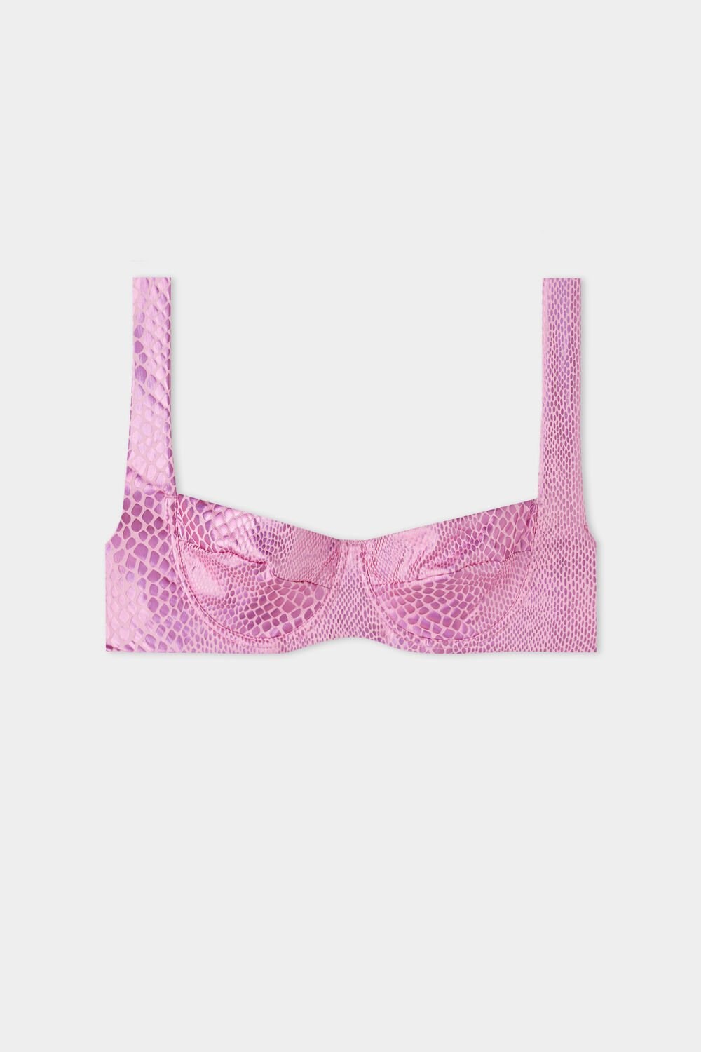 Pink Pink Snake 562v Tezenis Lovely Snake Balconette Bikini Top | 537946-BFN