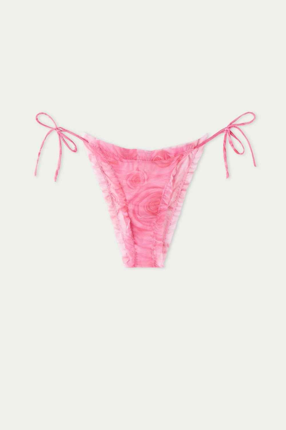 Pink Romantic Rose Print 299v Tezenis Romantic Roses String Panties | 846712-QYZ