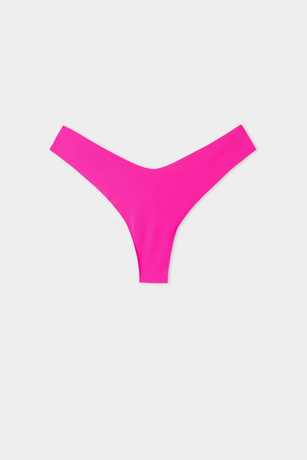 Pink Summer Fuchsia 534v Tezenis Microfiber V-Shaped Laser-Cut Brazilian Panties | 608751-JEM