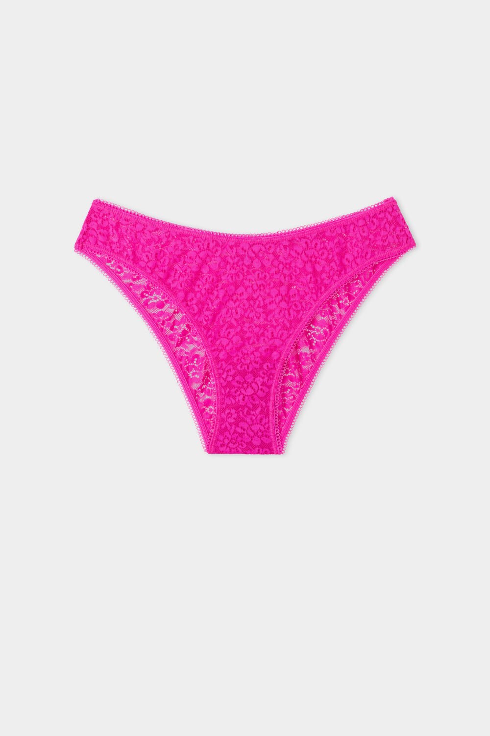 Pink Summer Fuchsia 534v Tezenis Recycled Lace High-Cut Panties | 104678-MSJ