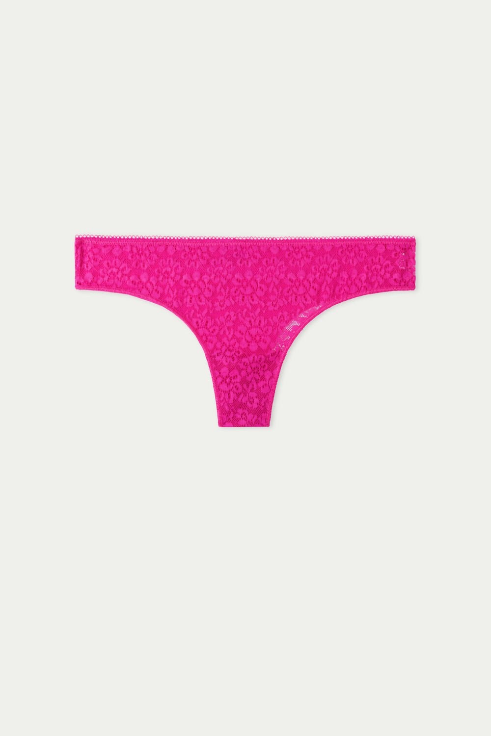 Pink Summer Fuchsia 534v Tezenis Recycled Lace Laser-Cut Microfiber Brazilian Panties | 614598-HZJ