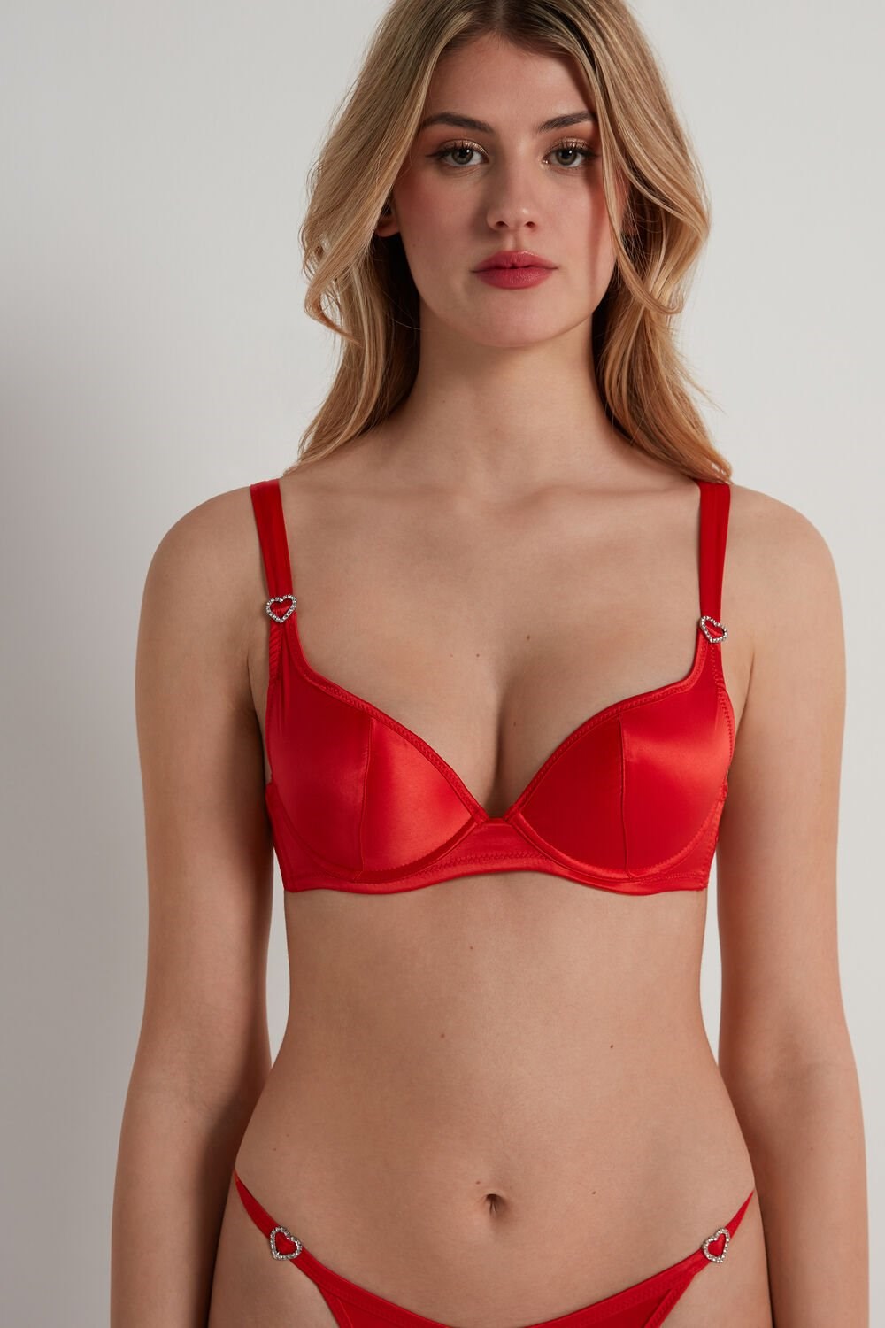 Red New Red 276v Tezenis Love Potion Moscow Push-up Bra | 492578-SXZ