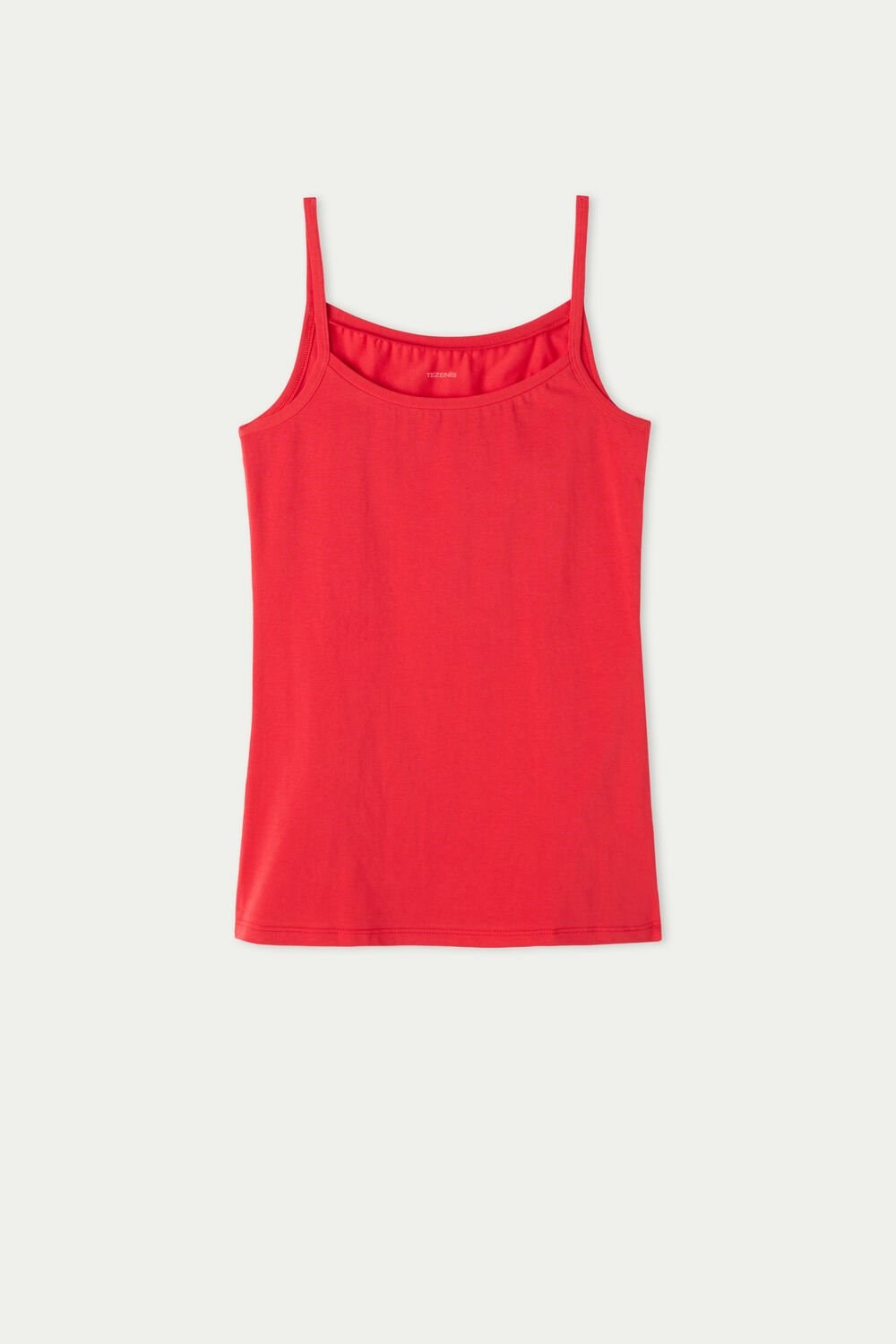 Red New Red 567v Tezenis Round-Neck Stretch Cotton Tank Top | 895703-IZM