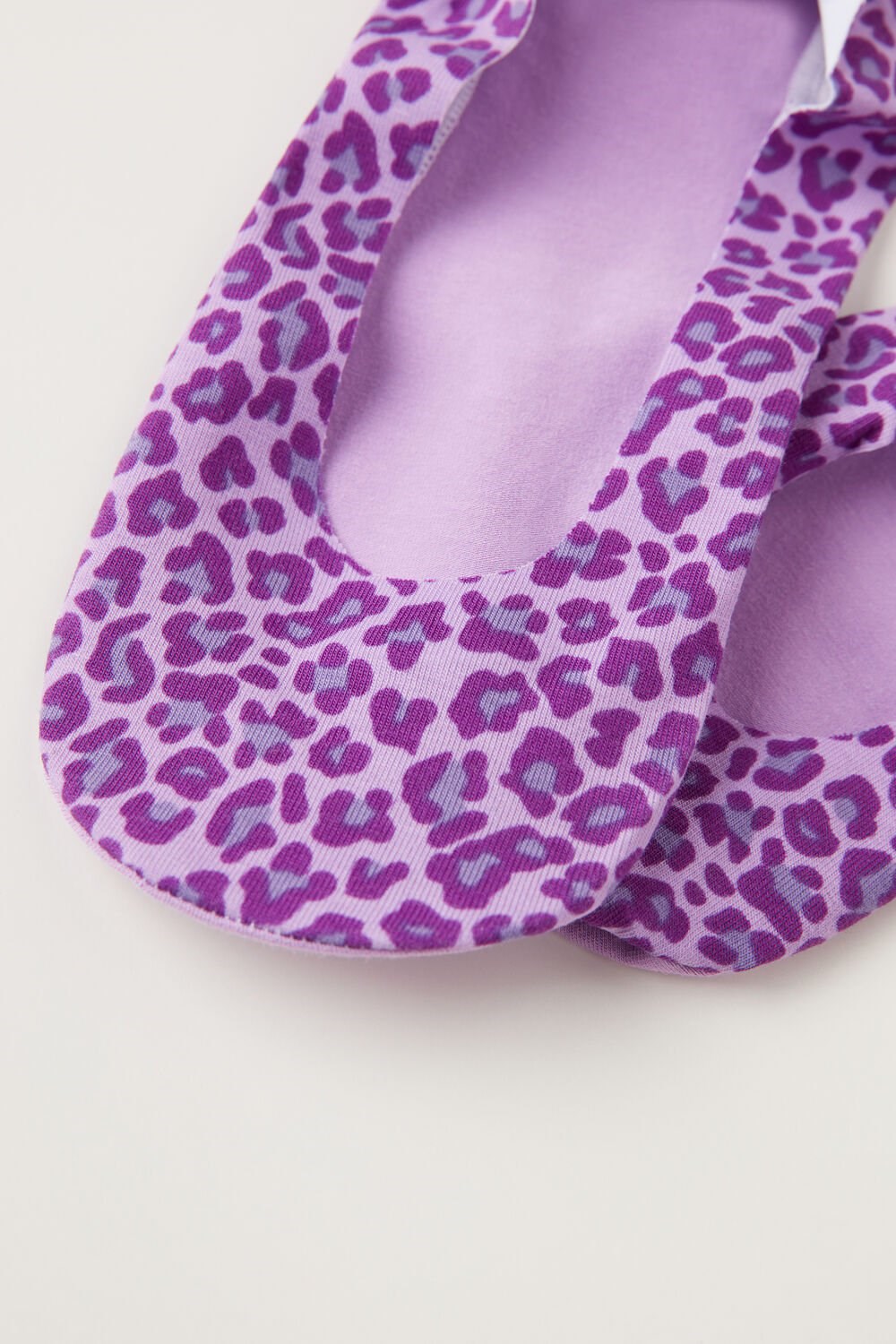 Violet Purple Spots 470v Tezenis Fancy Cotton Shoe Liners | 236074-RCJ