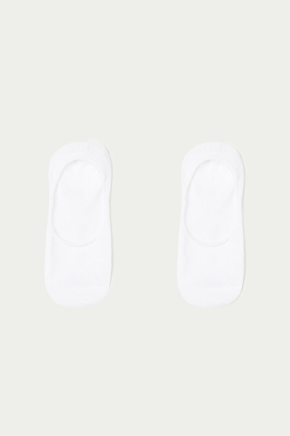 White White 001 Tezenis 5 X Cotton No-Show Socks | 926145-RUI