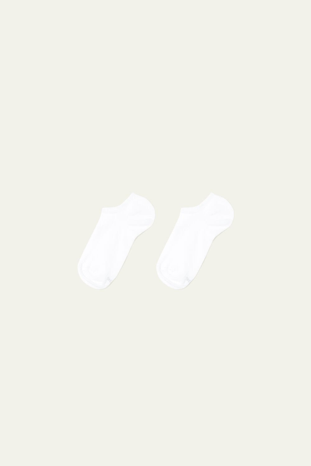 White White 001 Tezenis 5 X Solid Color Cotton Ankle Socks | 785213-VFB