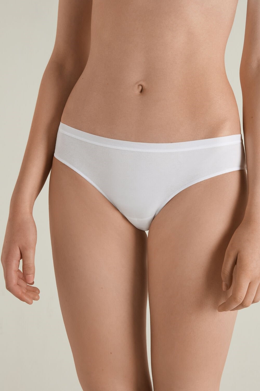 White White 001 Tezenis Cotton Panties | 049167-DGN