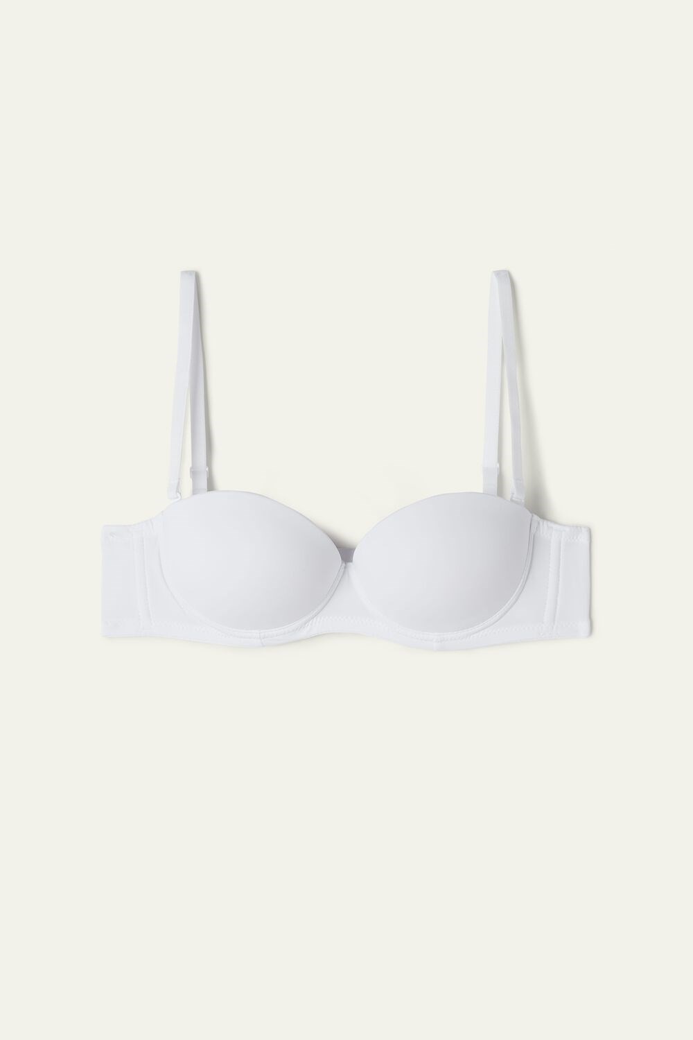 White White 001 Tezenis Madrid Bandeau Bra | 354016-YZI