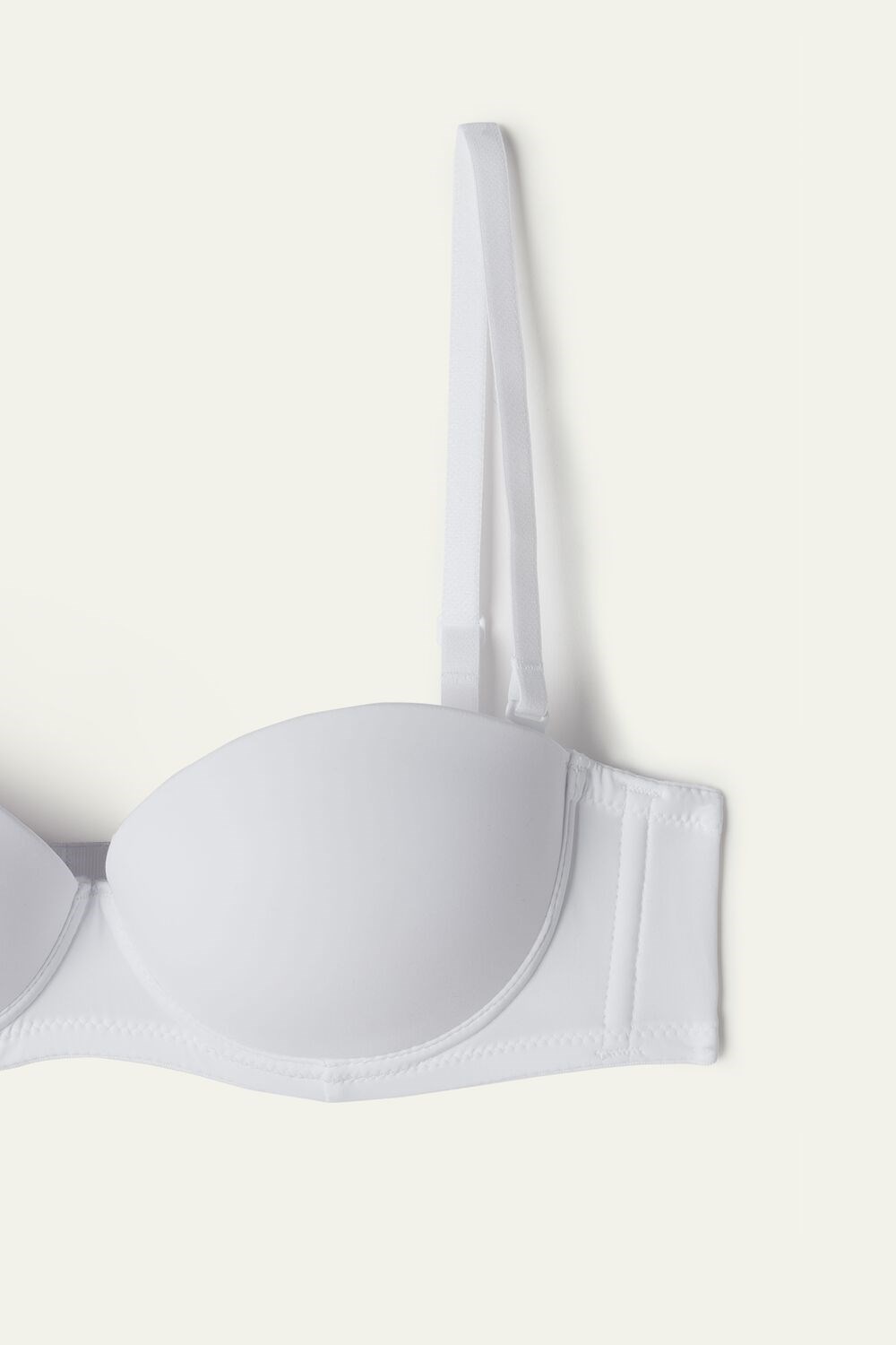 White White 001 Tezenis Madrid Bandeau Bra | 354016-YZI