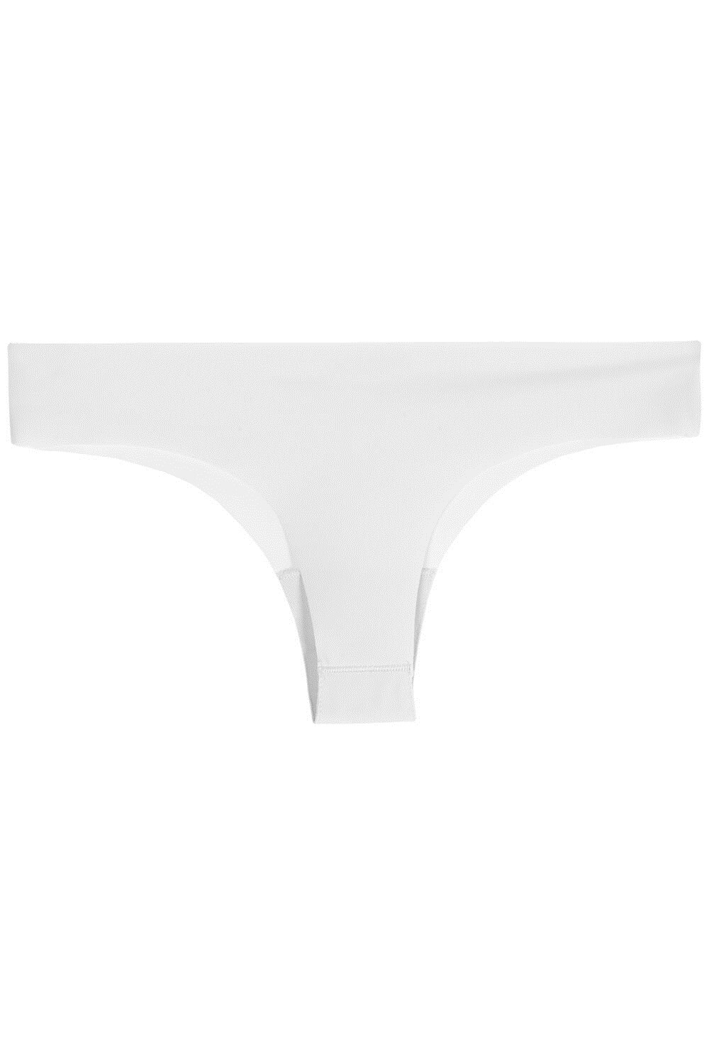 White White 001 Tezenis Raw-Edge Microfiber Cheeky | 135276-RLV