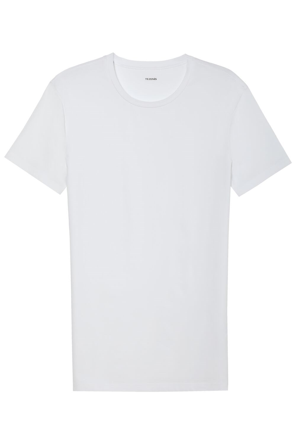 White White 001 Tezenis Stretch Cotton T-Shirt | 469230-NPA