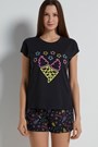 Black Black Ice Cream Print 374v