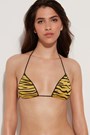 Black Yellow Zebra Print 618v