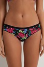 Floral Faded Black Floral Print 274v