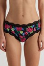 Floral Faded Black Floral Print 274v