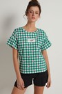 Green Milk White/Green Gingham Print 398v