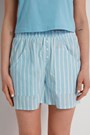 Light Blue Light Blue Striped Print 595v