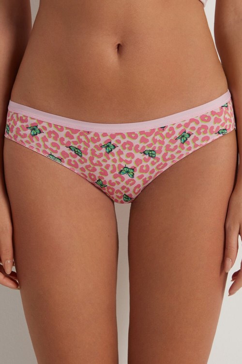 Animal Spotted Butterfly Print 297v Tezenis Printed Cotton Panties | 873095-FTL