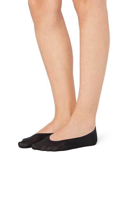 Black Black 019 Tezenis Raw-cut No-show Socks | 102453-FUY