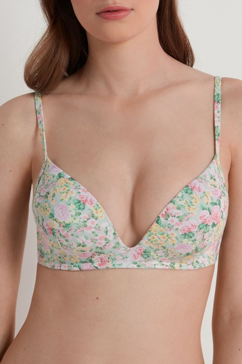 Floral Pastel Country Print 636v Tezenis London Bra in Printed Cotton | 053194-HPE