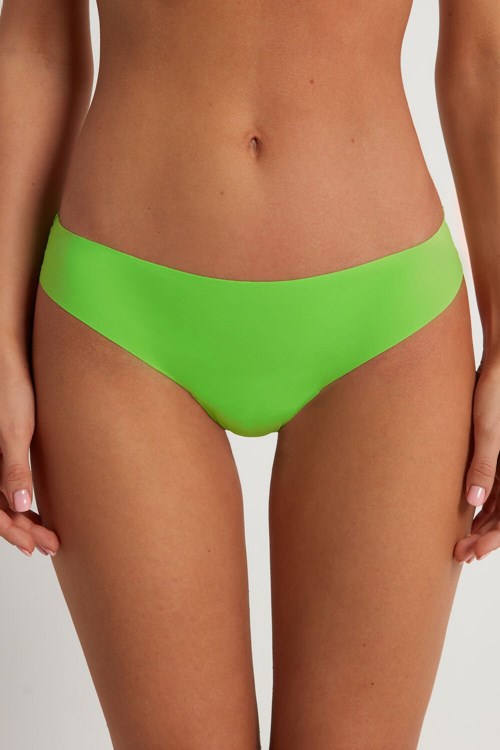 Green Apple Green 308v Tezenis Raw-Edge Microfiber Cheeky | 047286-FHP