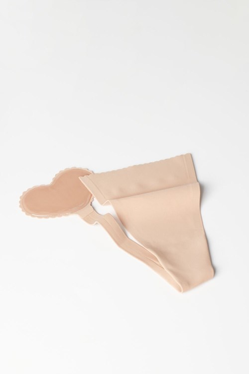 Nude Natural Blush 1905 Tezenis Invisible Adhesive Thong | 162487-CJP