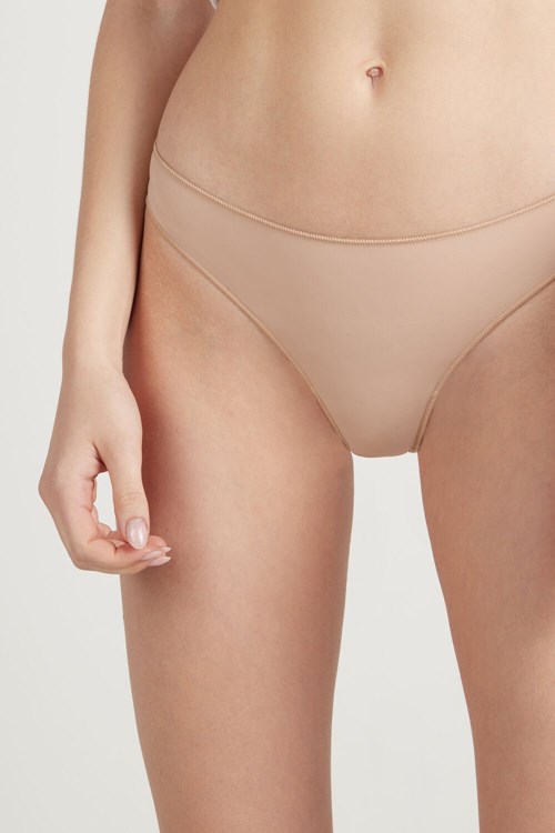 Nude Natural Blush 1905 Tezenis Microfiber Brazilian | 705463-YVW